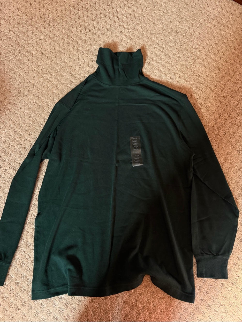 jcpenney Men's Dark Green Turtleneck Sweater